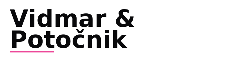 Vidmar & Potočnik logo
